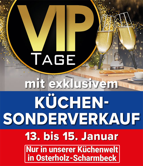 VIP-Tage bei Mayerhoff Küchenwelt - mit exklusivem Küchen-Sonderverkauf