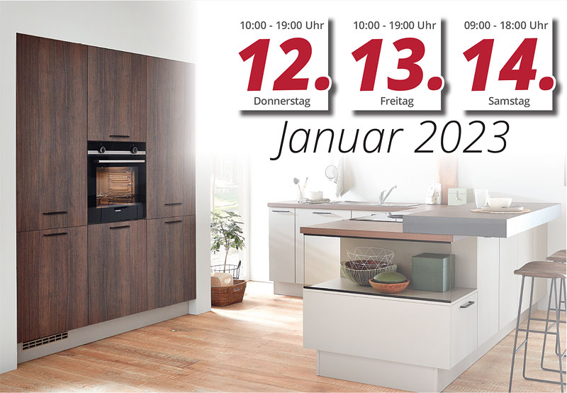 Küchen-Sonderverkauf vom 12.-14. Januar 2023