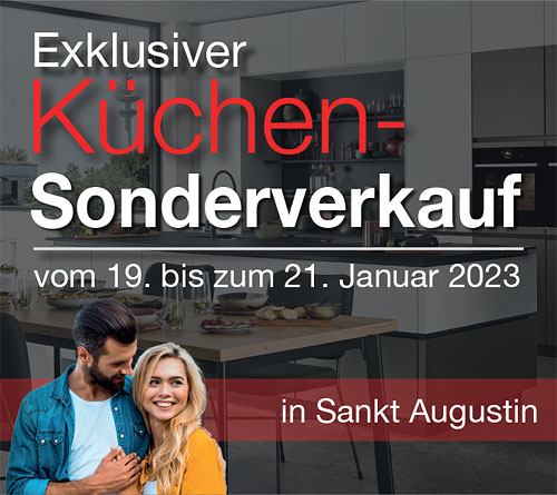 Exklusiver Küchen-Sonderverkauf vom 19. bis 21. Januar 2023