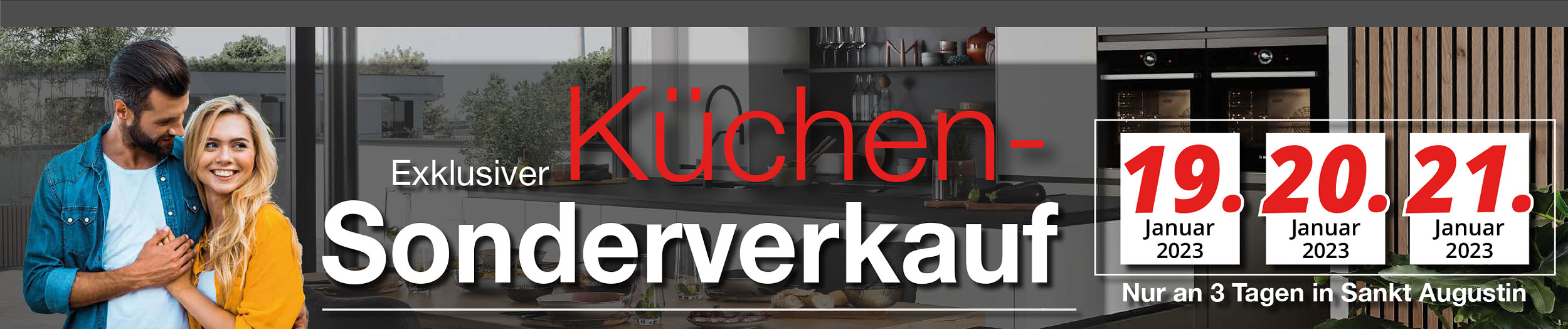 Exklusiver Küchen-Sonderverkauf vom 19. - 21. Januar 2023