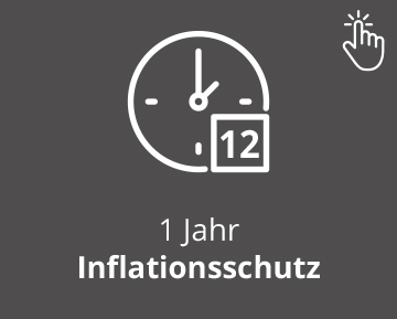 1 Jahr Inflationsschutz